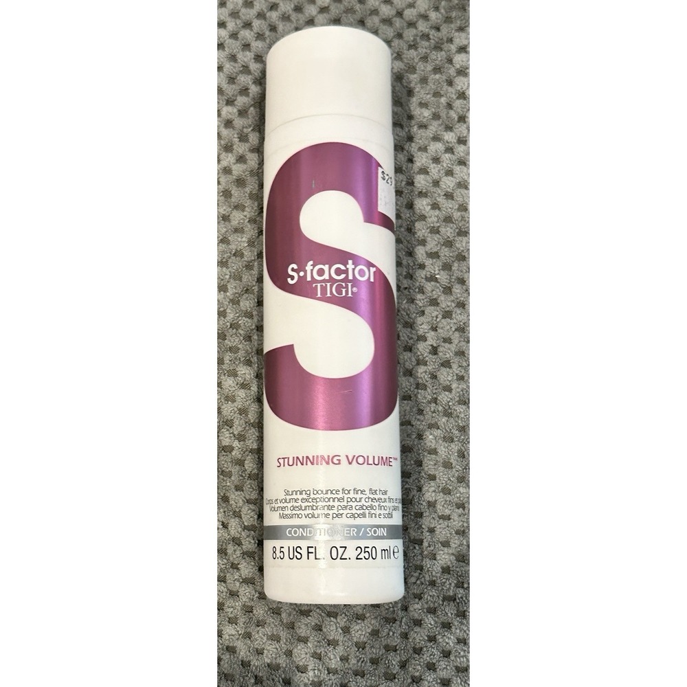 S-FACTORโ TIGI STUNNING VOLUME STUNNING BOUNCE FOR FINE HAIR 8.5 OZ Conditioner